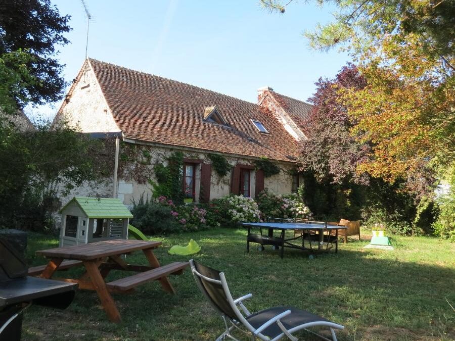 La Fosse Sèche, façade et jardin